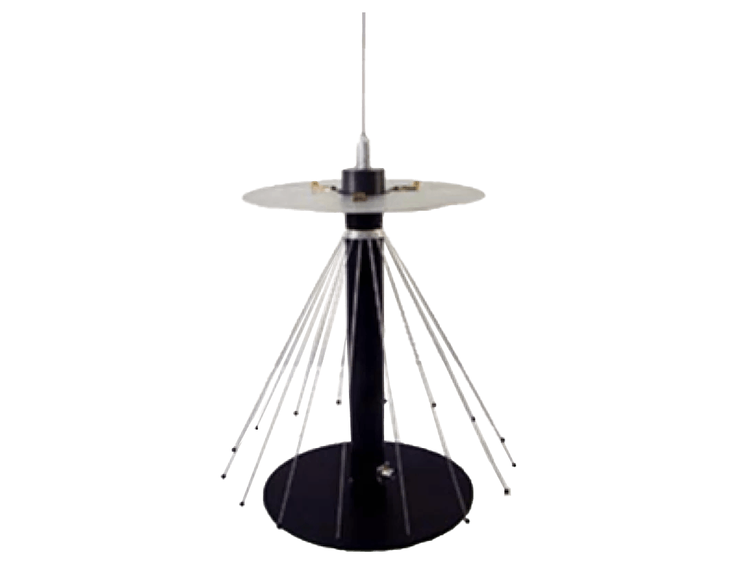 30 MHz - 3 GHz<br>Omni-Directional Wideband Discone Antenna<br>EM-6105-1