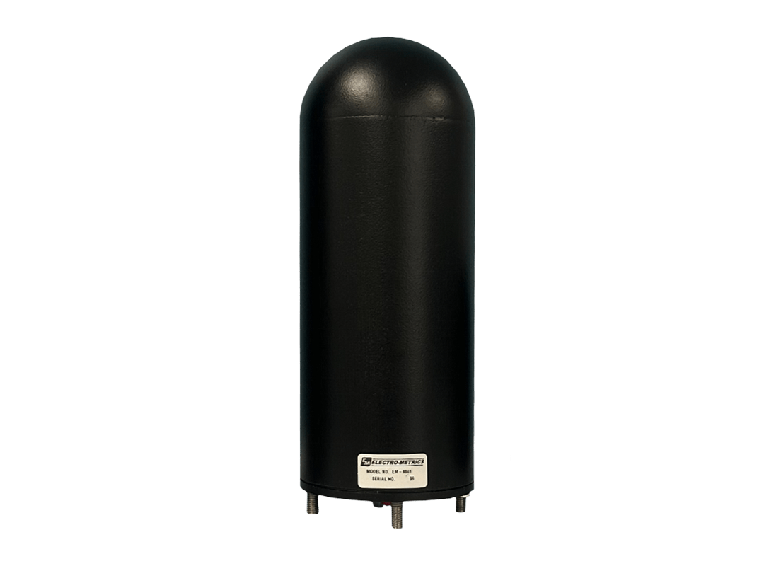 20 MHz - 43.5 GHz   MIL-STD-810H<br>Ultra-Wideband Passive Omni-Directional Antenna<br>EM-6841